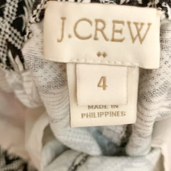 J. Crew Aztec Tribal Boho Indie Western Linen Elastic Waistband Pocket Short - Picture 6 of 16